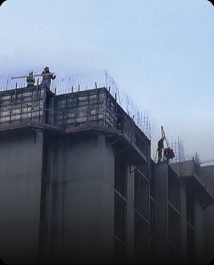 Obra industrial en concreto